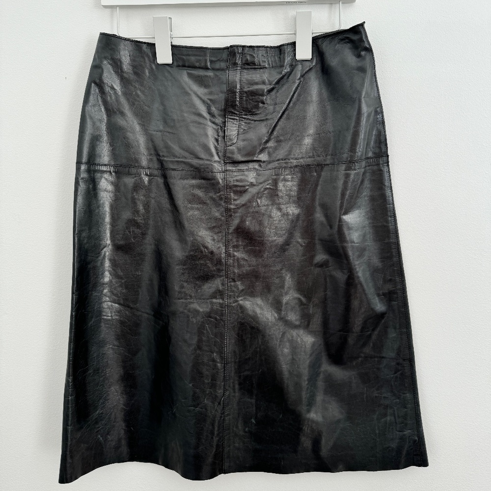 Banana Republic Authentic Leather Skirt